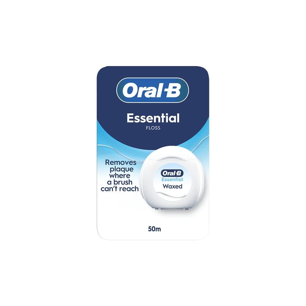 Oral-B Essential Floss Κερωμένο Νήμα 50m