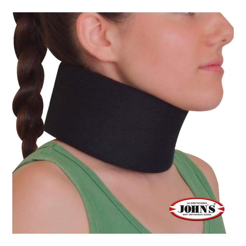John's Κολλάρο Αυχένος Μαλακό ΅Μαύρο Wrap Around One Size