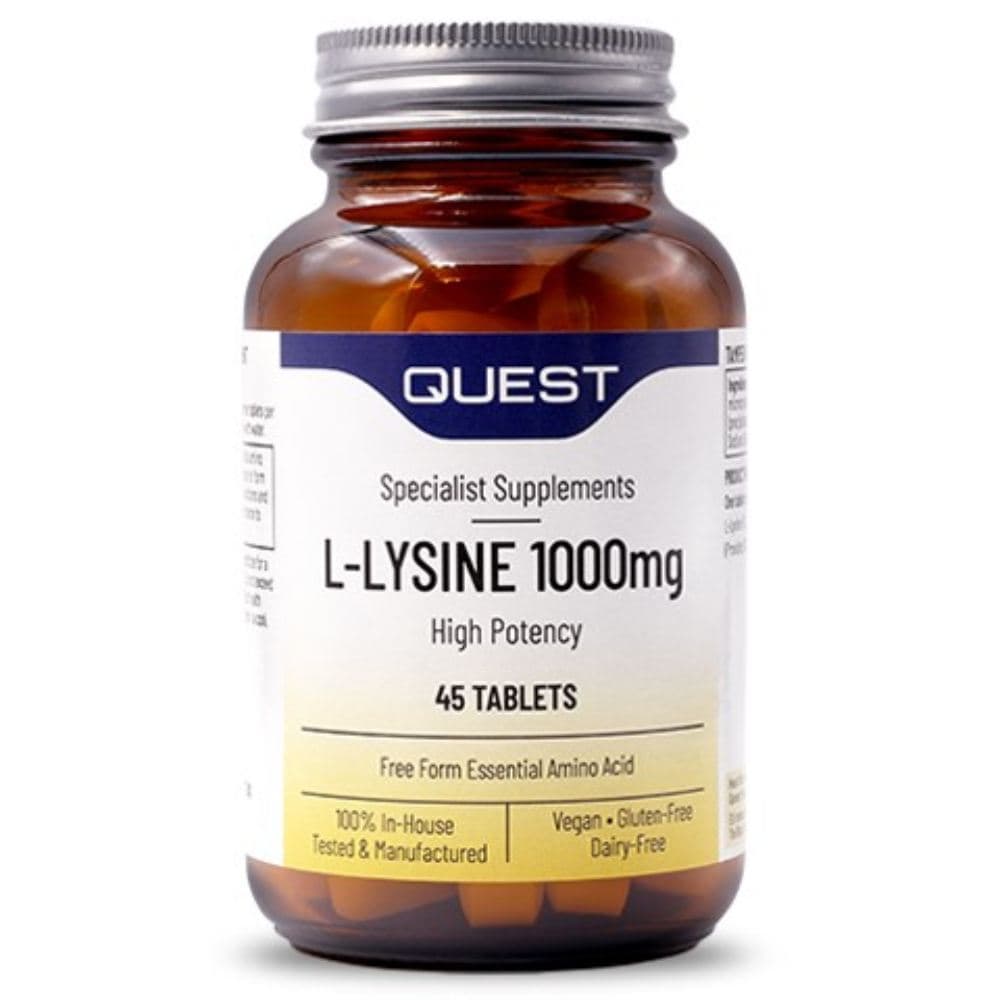 Quest L-Lysine 1000mg 45 Ταμπλέτες