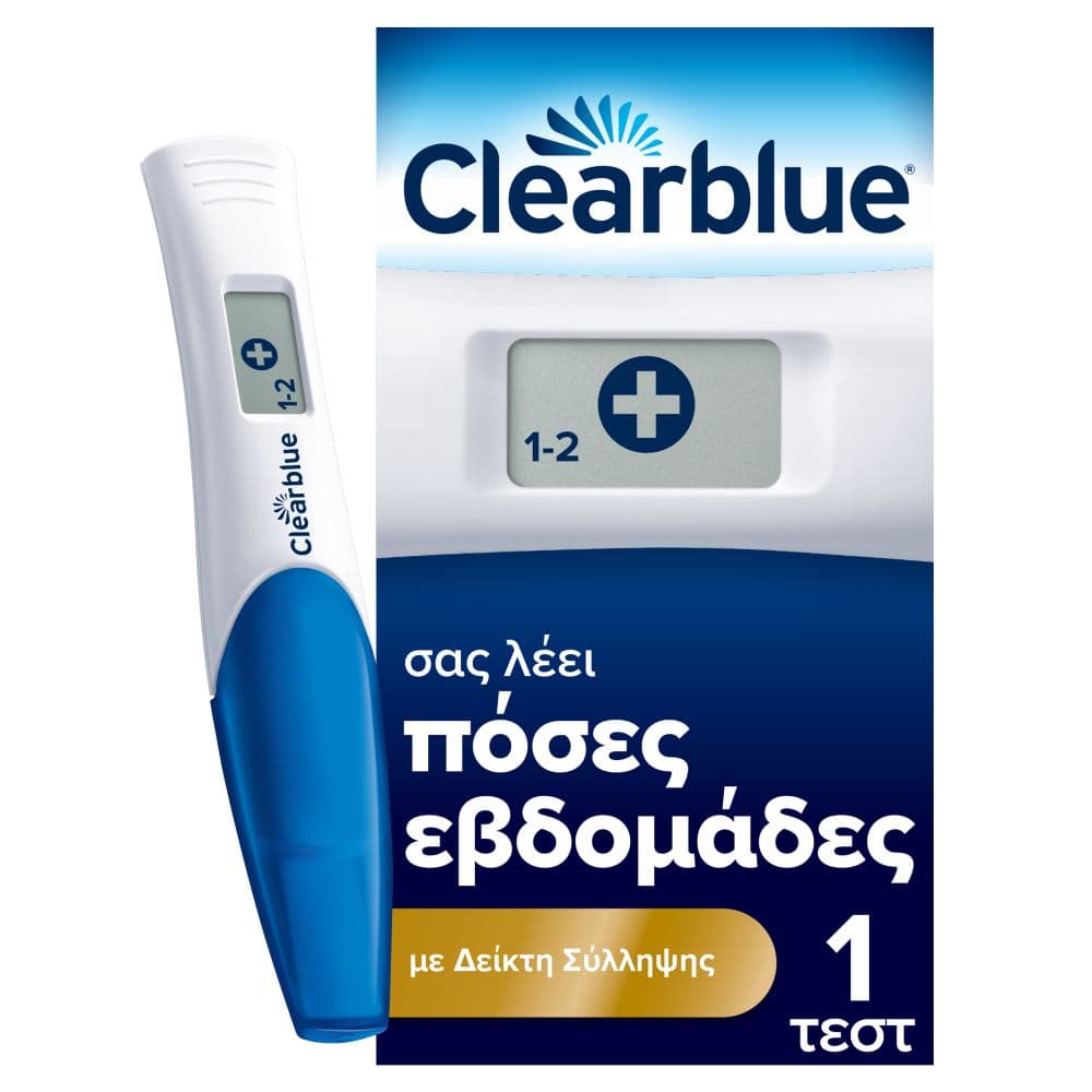 Clearblue Τεστ Εγκυμοσύνης Με Δείκτη Σύλληψης 1 Τεστ