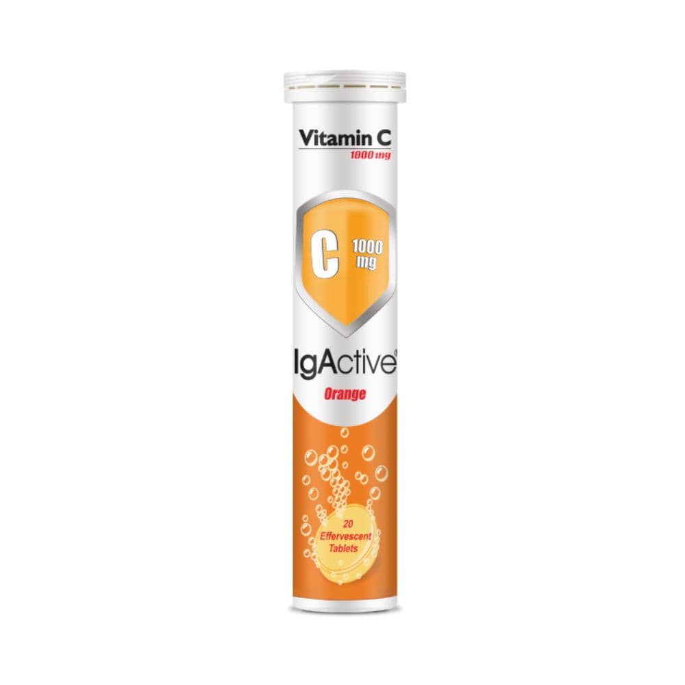 IgActive Vitamin C 1000mg 20 Αναβράζοντα Δισκία