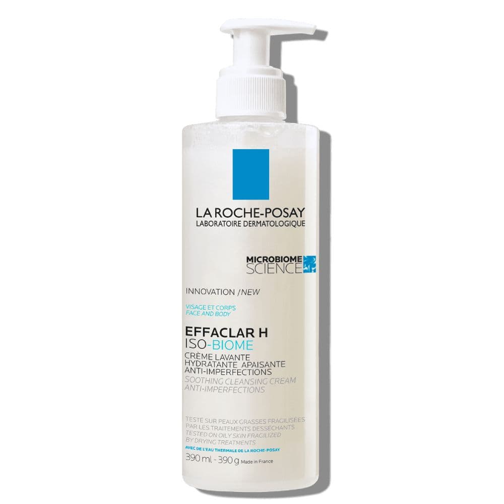 La Roche Posay  Effaclar H ISO-Biome Κρέμα Καθαρισμού Προσώπου & Σώματος 390ml