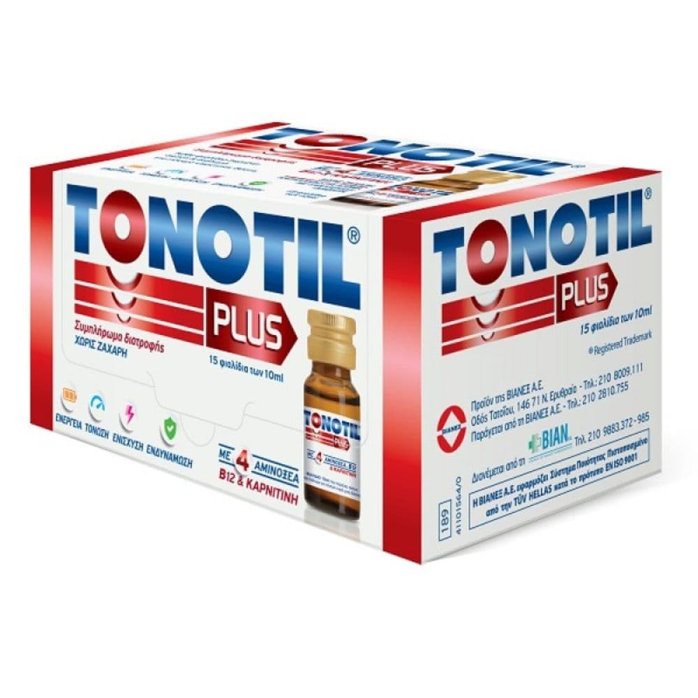 Tonotil Plus 15 Φιαλίδια