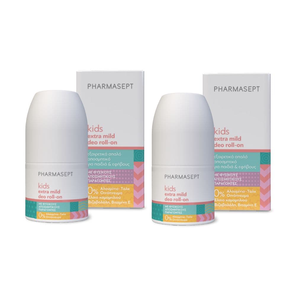 Pharmasept Kids Exrta Mild Roll On 50ml 2 Τεμάχια