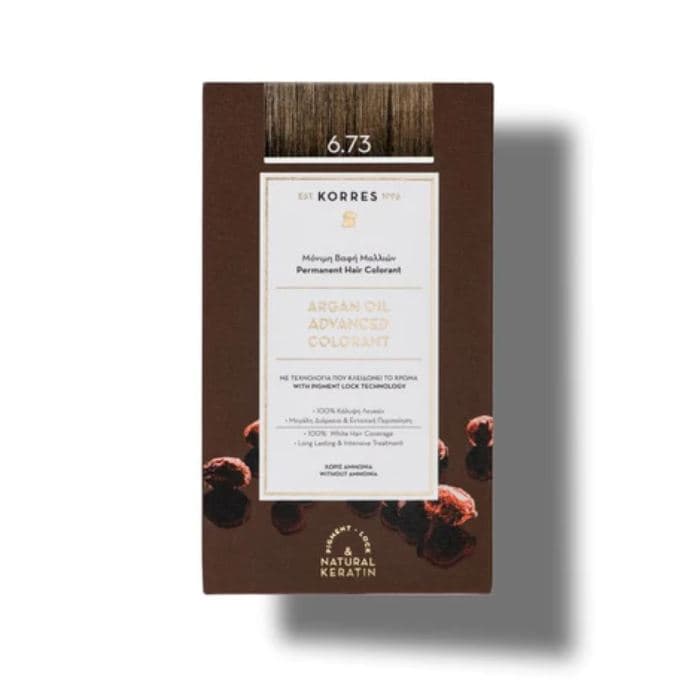 Korres Argan Oil Advanced Colorant 6.73 Χρυσό Kακάο