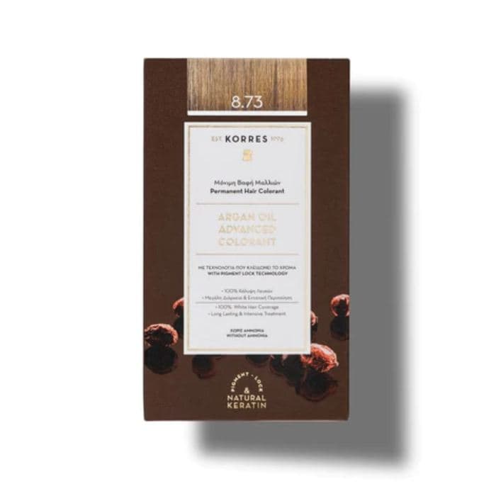 Korres Argan Oil Advanced Colorant 8.73 Χρυσή Kαραμέλα