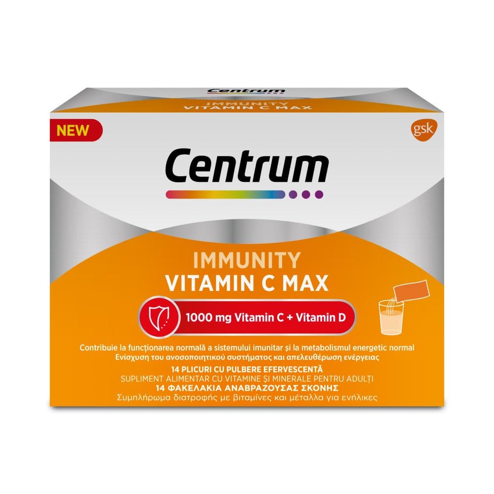 Centrum Immunity Vitamin C Max 14 Φακελάκια