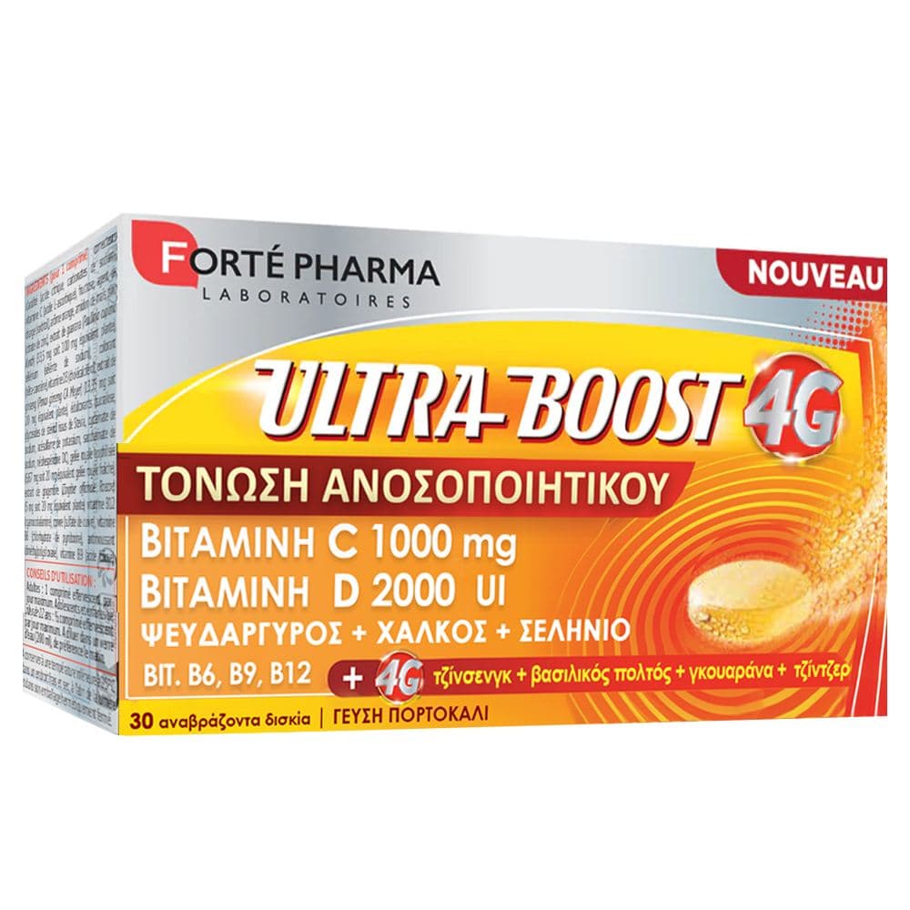 Forte Pharma UltraBoost 4G 30 Αναβράζοντα Δισκία