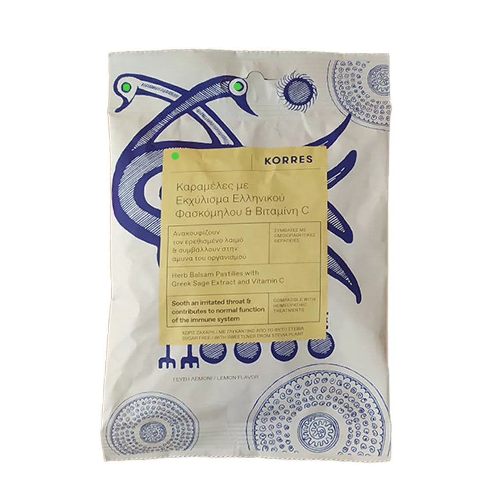 Korres Καραμέλες Φασκόμηλο & Λεμόνι 50g