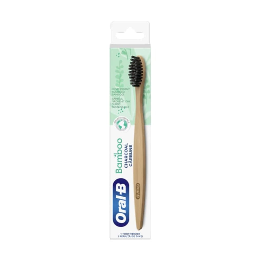 Oral-B Οδοντόβουρτσα Bamboo Charcoal