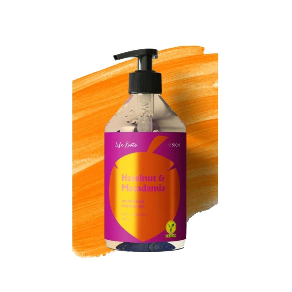 Life Roots Nourishing Shower Gel Hazelnut & Macadamia 500ml
