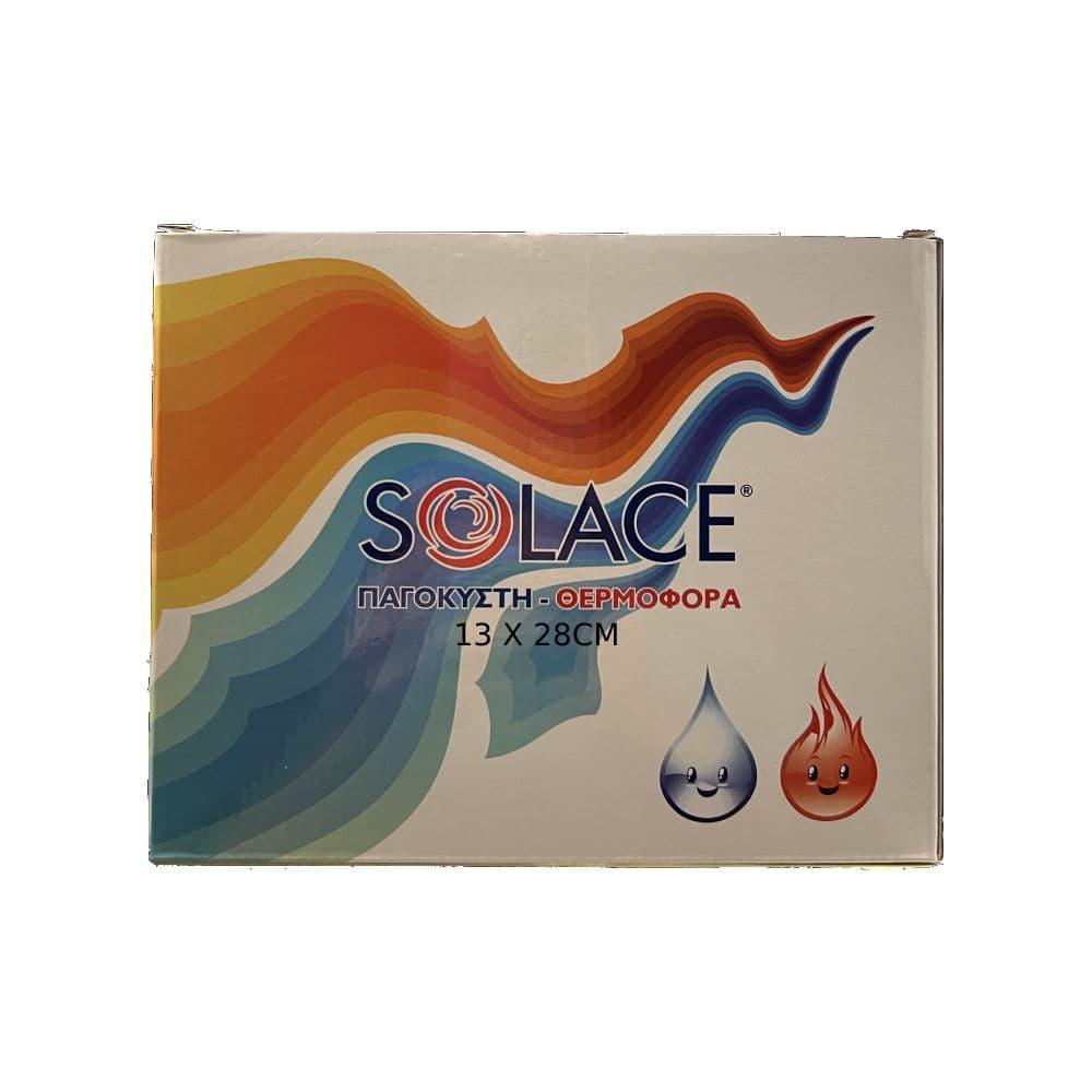 Solace Παγοκύστη Θερμοφόρα Πολλαπλών Χρήσεων 13 x 28cm