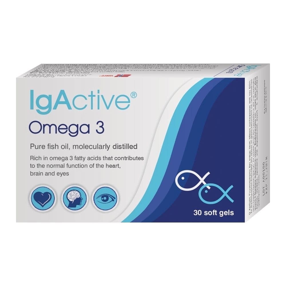 IgActive Omega-3 30 Κάψουλες