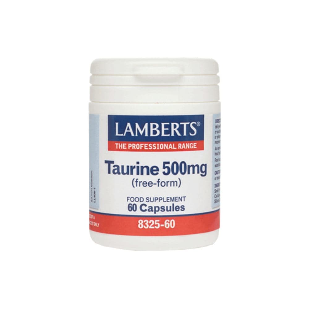 Lamberts Taurine 500mg 60 Κάψουλες