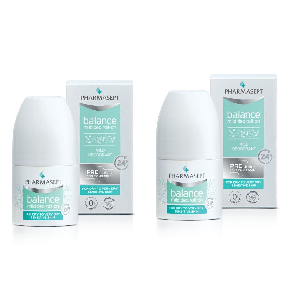 Pharmasept Balance Mild Deo Roll-On 50ml 2 Τεμάχια