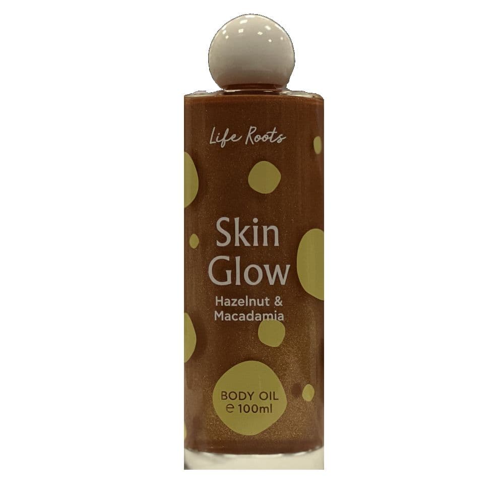 Life Roots Skin Glow Body Oil Hazelnut & Macadamia 100ml