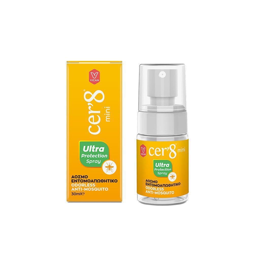 Vican Cer'8  Mini Εντομοαπωθητικό Spray Άοσμο 30ml