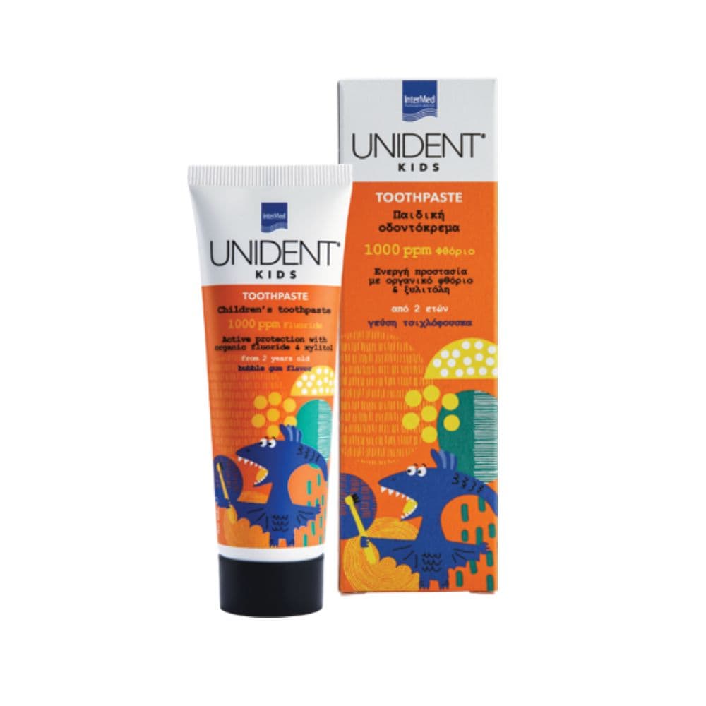 Unident Κids Φθοριούχος Oδοντόκρεμα 1000ppm 50ml