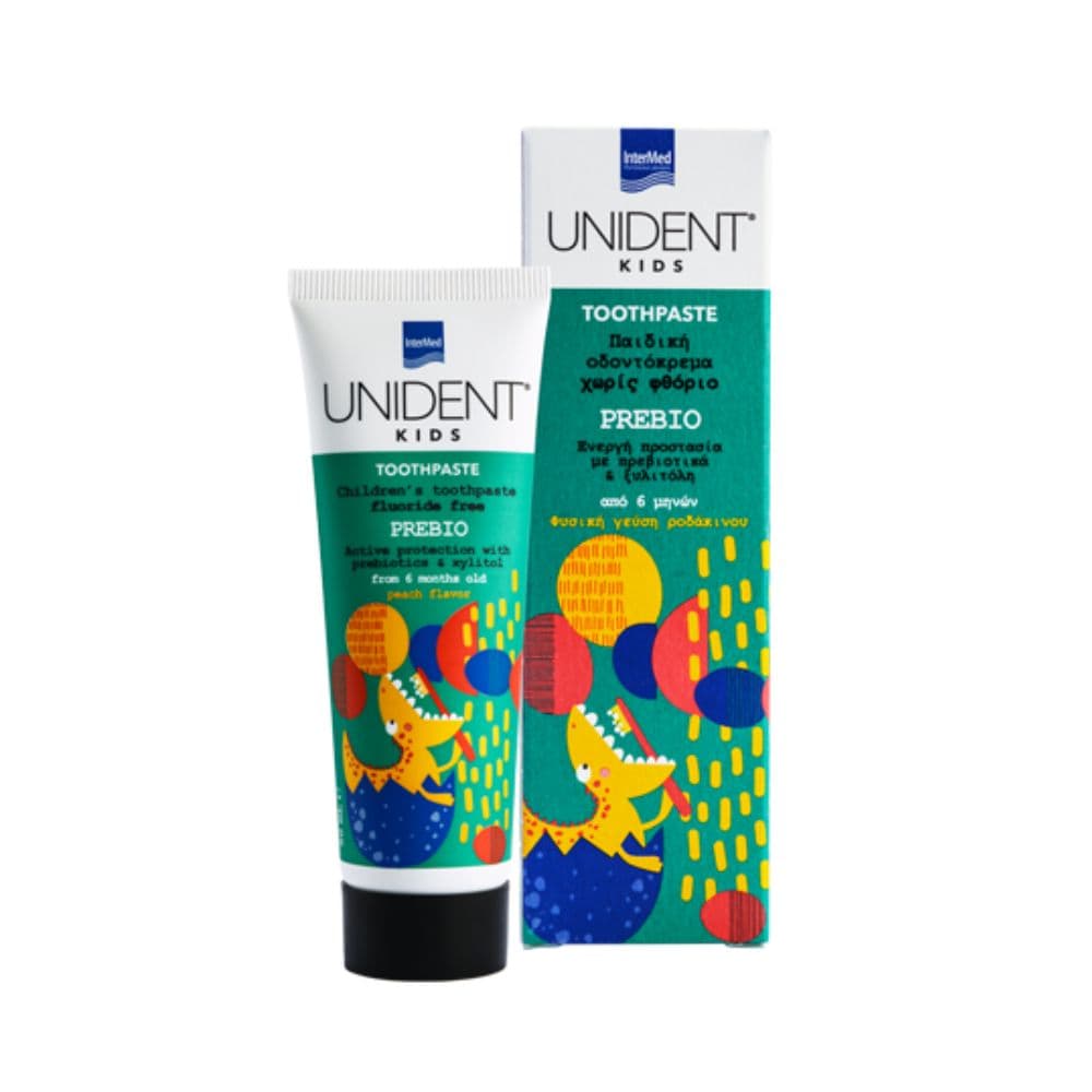 Unident Kids Prebio Μη Φθοριούχος Οδοντόκρεμα 50ml