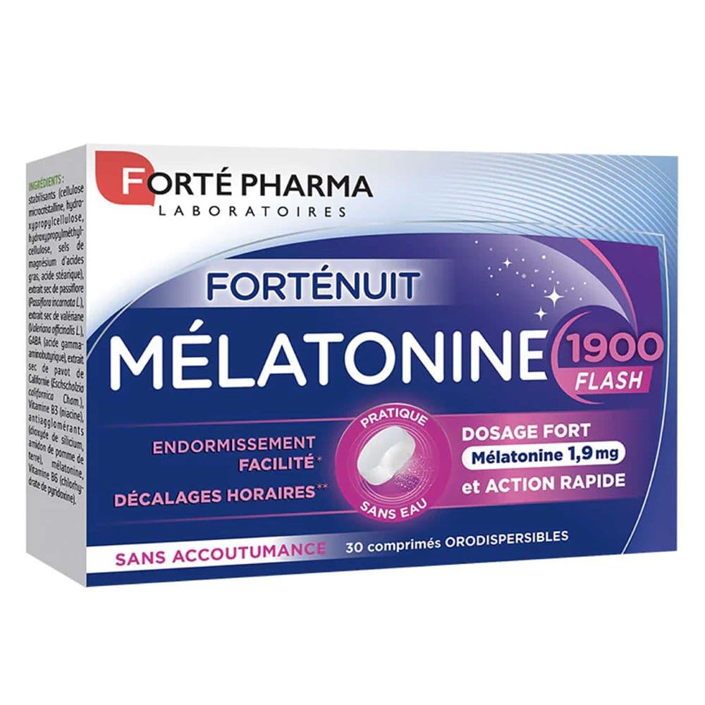 Forte Pharma ForteNuit Melatonine 1900 Flash 30 Διασπειρόμενα Δισκία