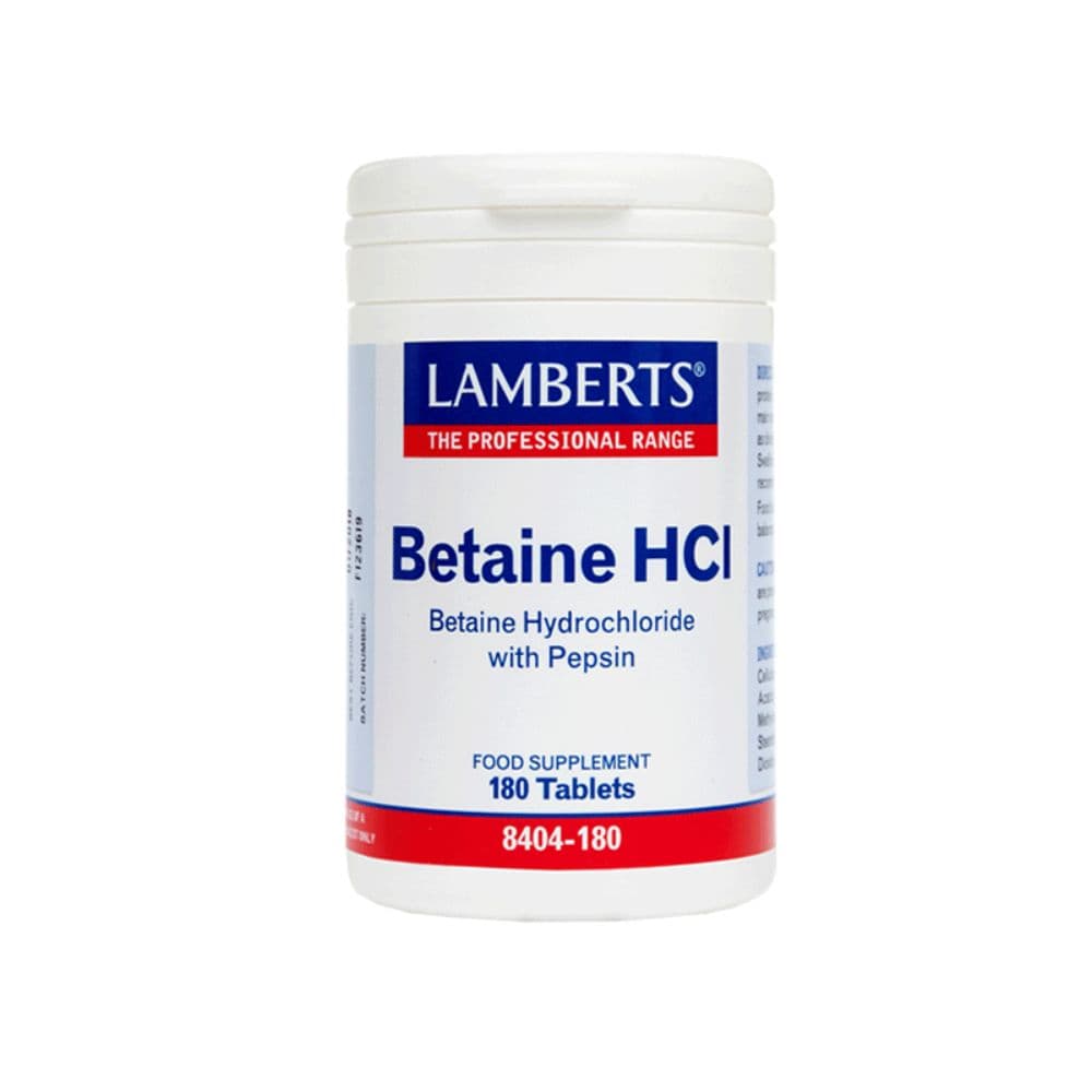 Lamberts Betaine HCL 180 Δισκία