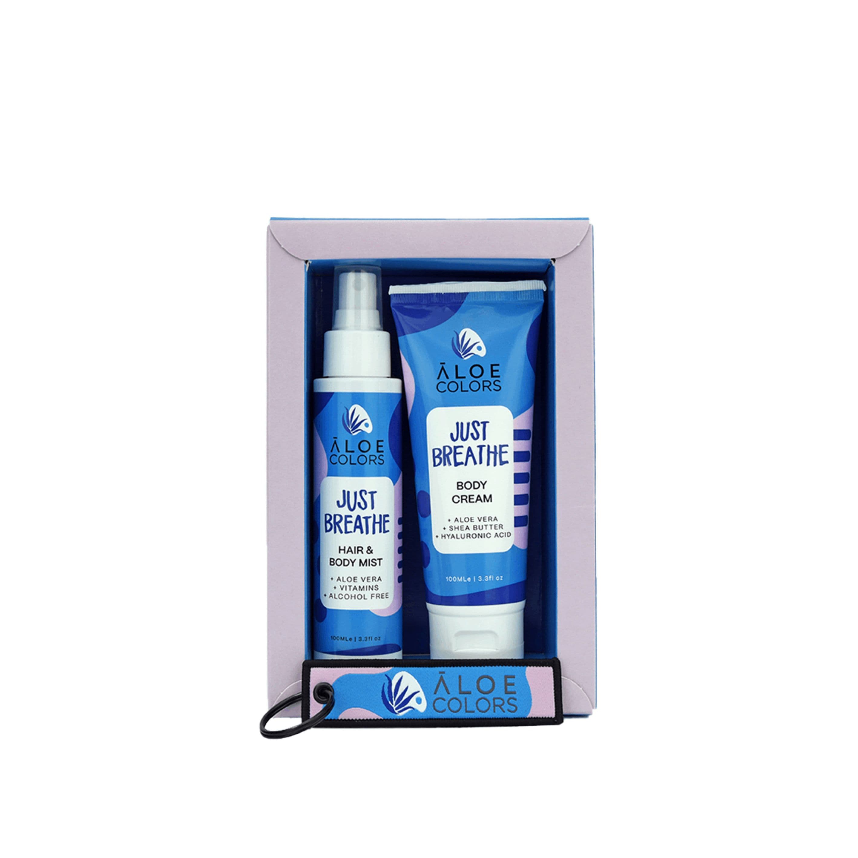 Aloe Colors Body Cream Just Breathe 100ml & Hair Body Mist 100ml