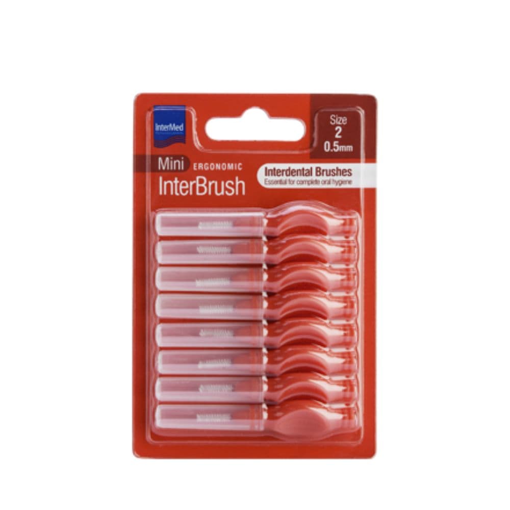 Intermed Ergonomic InterBrush Mini 0.50mm Κόκκινο