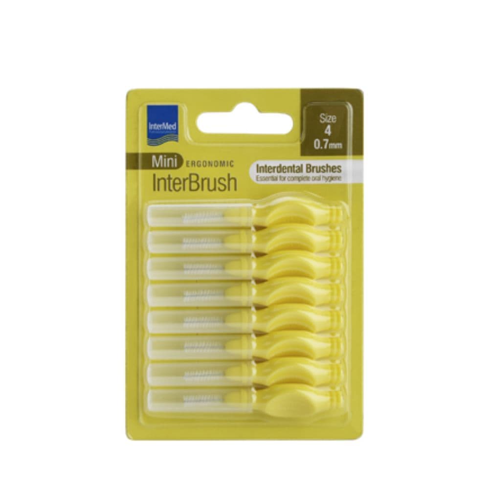 Intermed Ergonomic InterBrush Mini 0.70mm Κίτρινο
