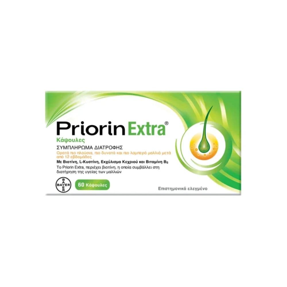 Bayer Priorin Extra 60 Κάψουλες