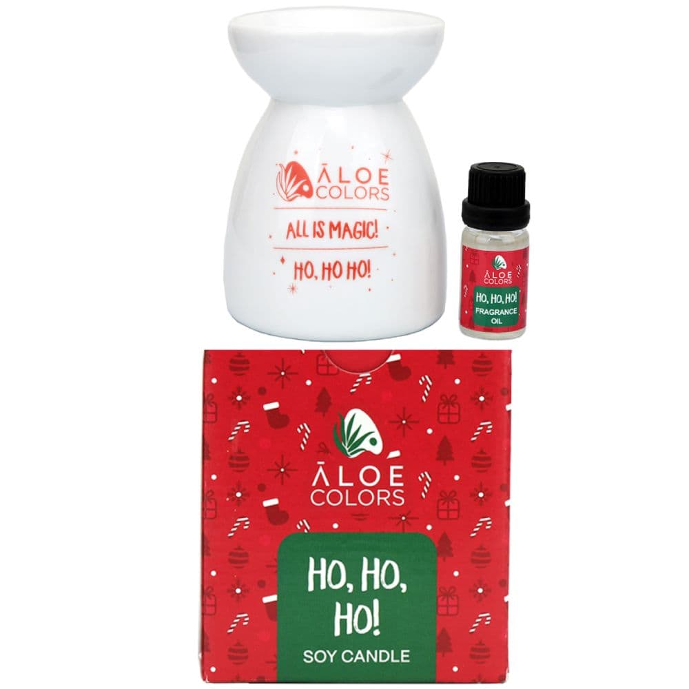 Aloe Colors Gift Set Ceramic Burner Ho Ho Ho