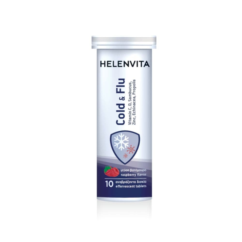 Helenvita Cold & Flu 10 Αναβράζοντα Δισκία