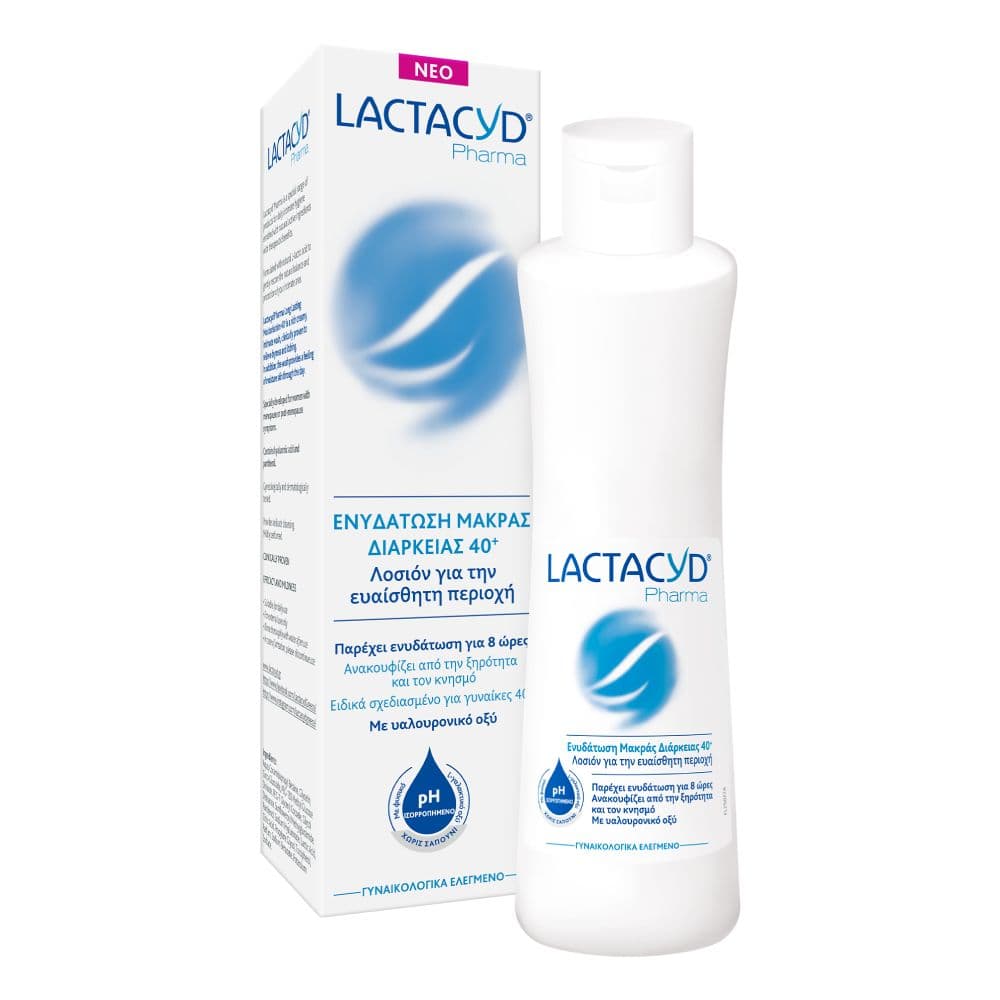 Lactacyd Pharma Ενυδάτωση Μακράς Διάρκειας 40+ 250ml