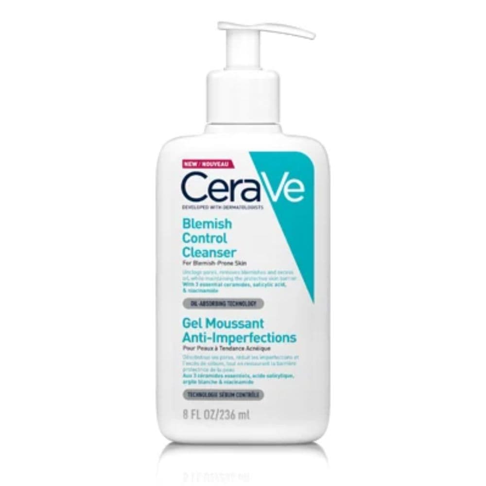 Cerave Blemish Control Cleanser Gel Καθαρισμού Προσώπου Για Ατέλειες 236ml