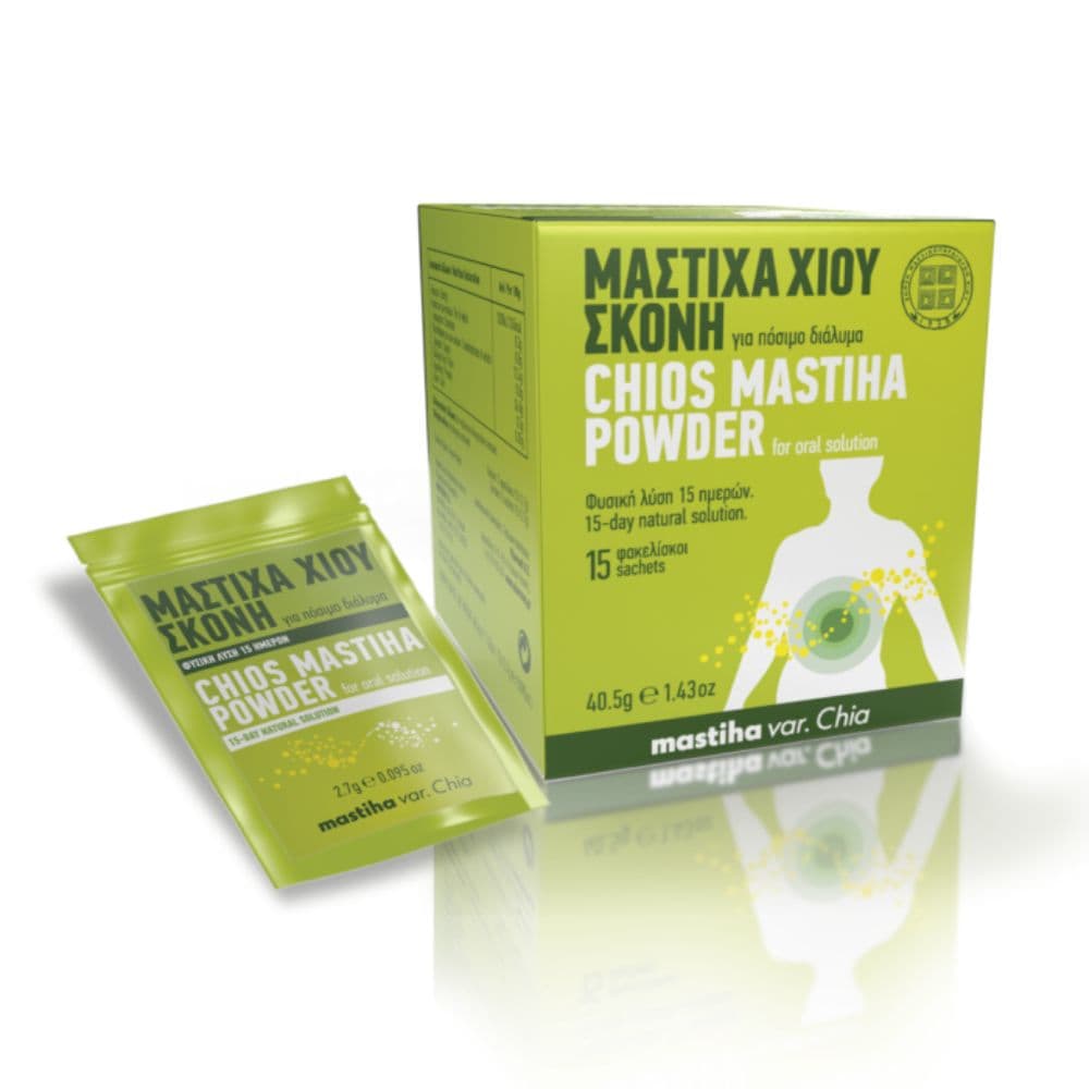 Mastiha Χίου Σκόνη Για Πόσιμο Διάλυμα 15 Φακελίσκοι