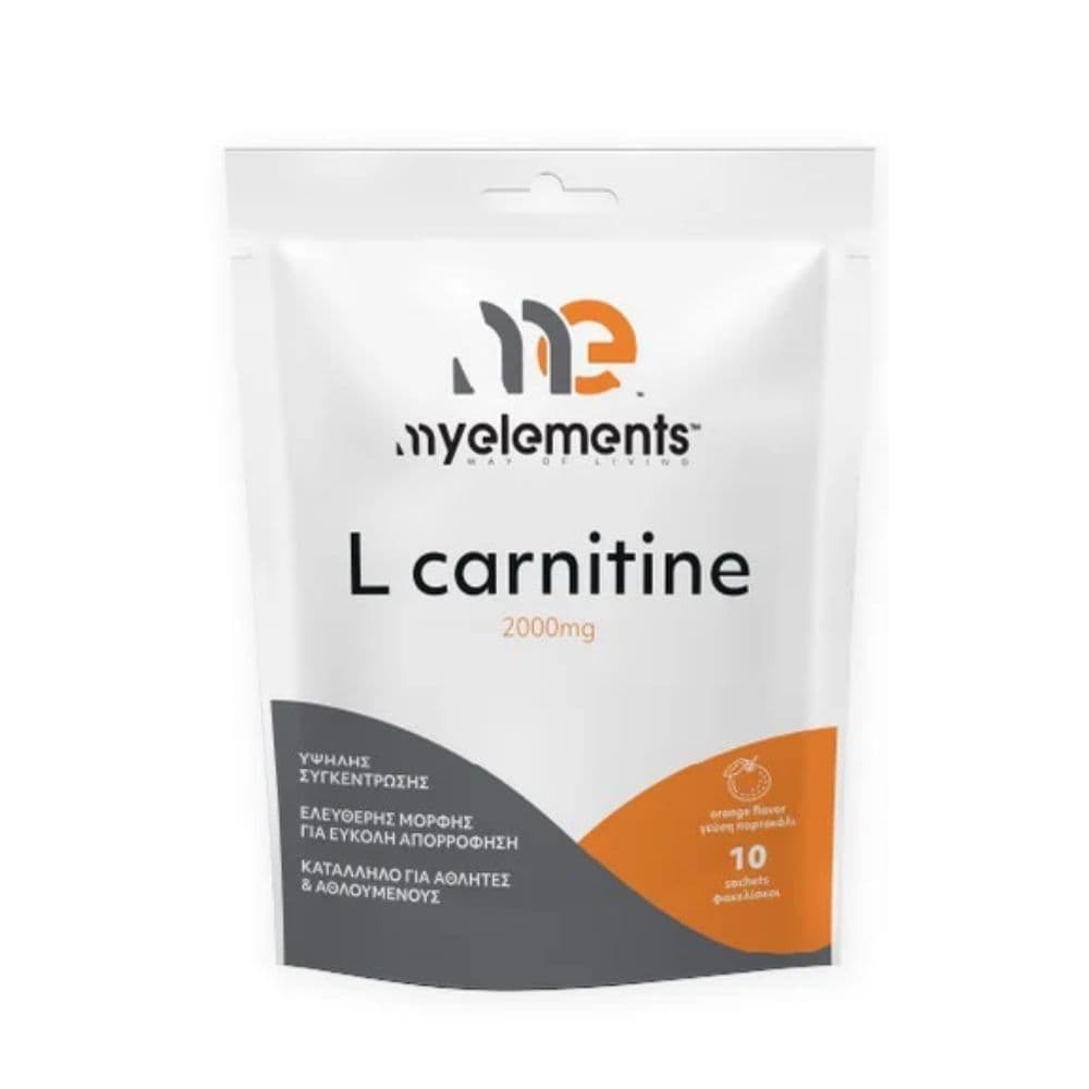 MyElements L-Carnitine 2000mg 10 Φακελίσκοι