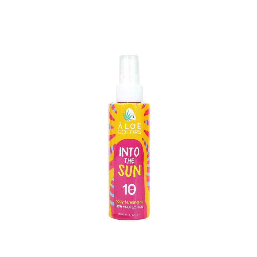 Aloe Colors Into The Sun Tanning Oil SPF10 150ml