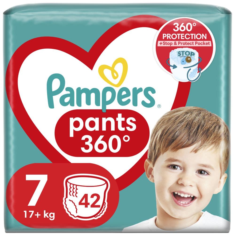 Pampers Pants Νούμερο 7 (17+kg) 42 Τεμάχια