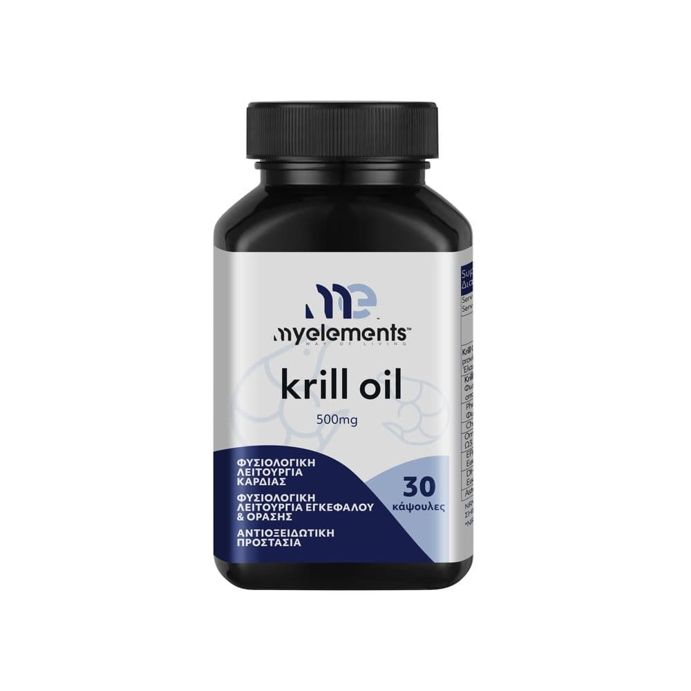 My Elements Krill Omega 500mg 30 Κάψουλες