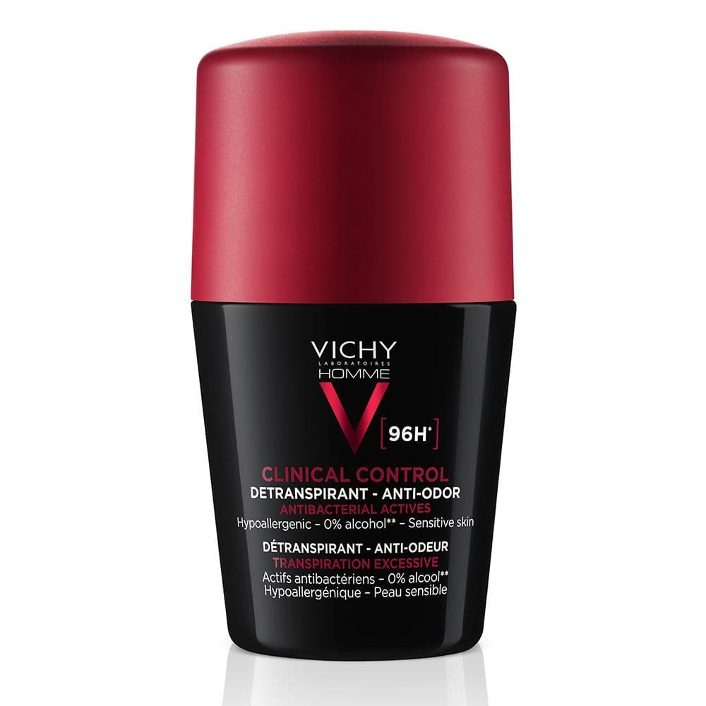 Vichy Clinical Control Roll On Αποσμητικό Για Άνδρες 96h 50ml