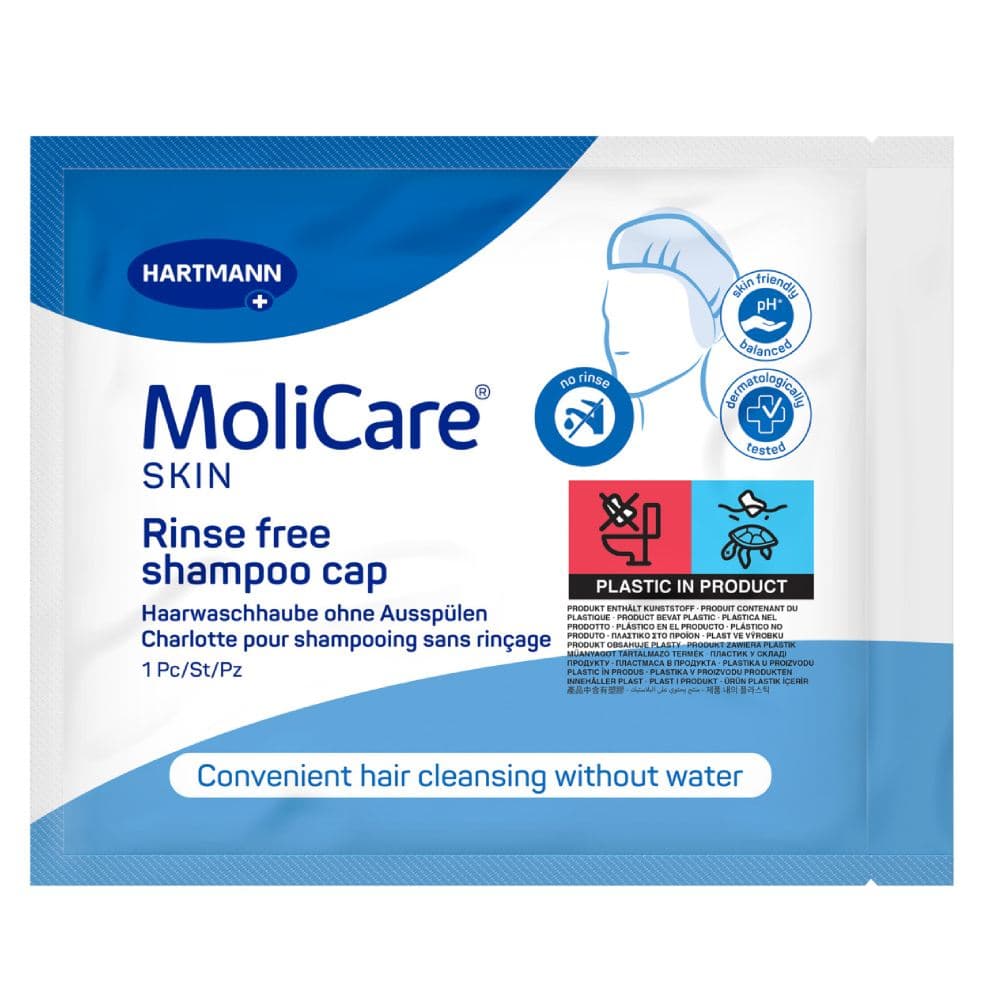 Hartmann MoliCare Skin Προεμποτισμένο Σκουφάκι Λουσίματος Χωρίς Χρήση Νερού