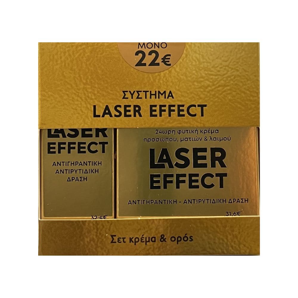 Fito Σύστημα Laser Effect 24ώρη Κρέμα Προσώπου Ματιών & Λαιμού 50ml & Serum Προσώπου Ματιών & Λαιμού 30ml