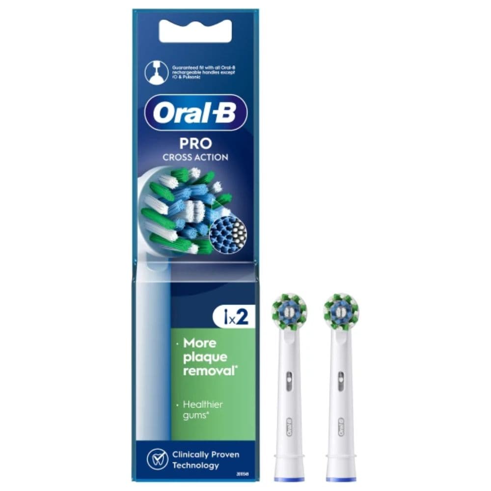 Oral-B Pro Cross Action 2 Ανταλλακτικά Ηλεκτρικής Οδοντόβουρτσας