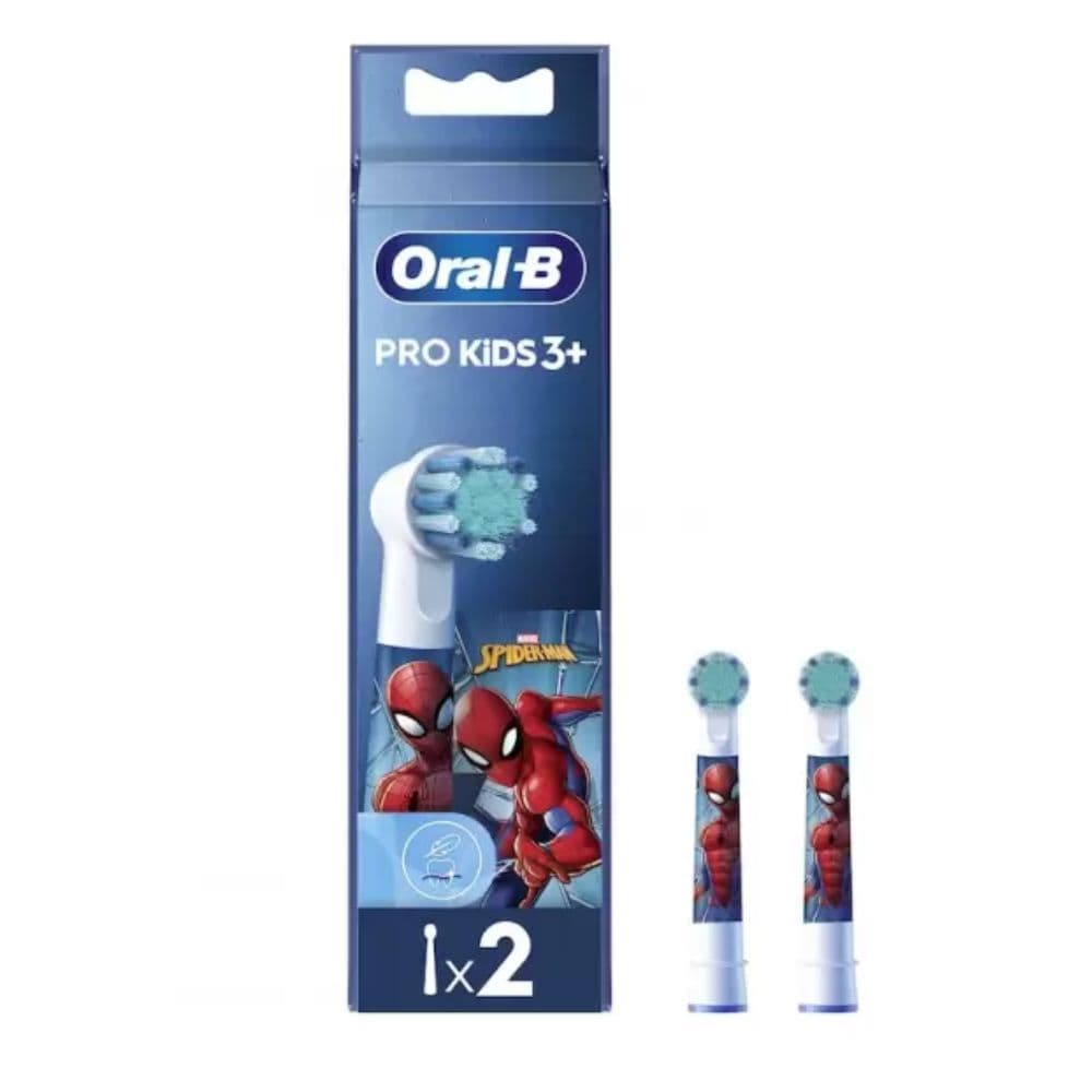 Oral-B Pro Spiderman Παιδικά Ανταλλακτικά Ηλεκτρικής Οδοντόβουρτσας 2 Τεμάχια