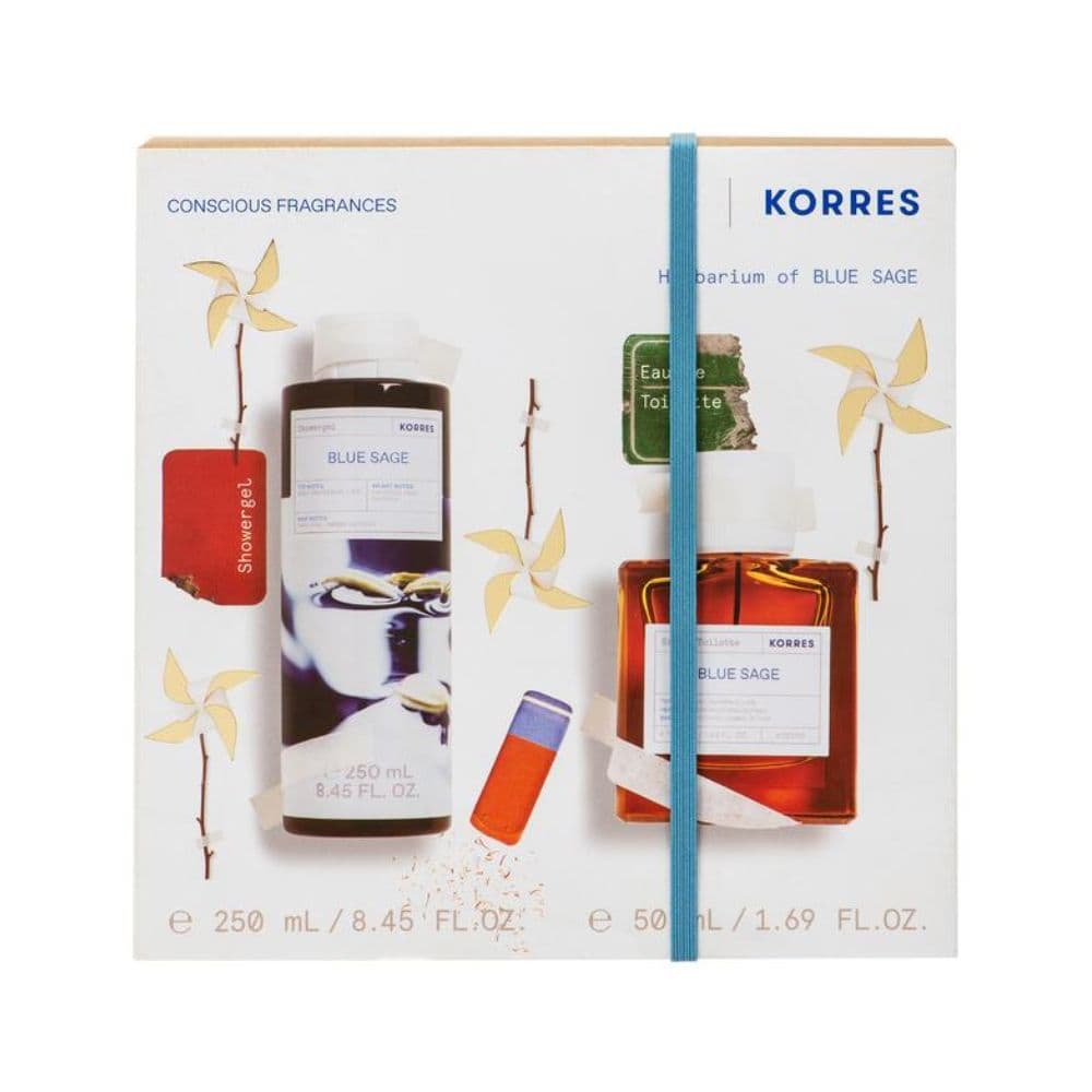 Korres Blue Sage Eau de Toilette 50ml & Αφρόλουτρο 250ml