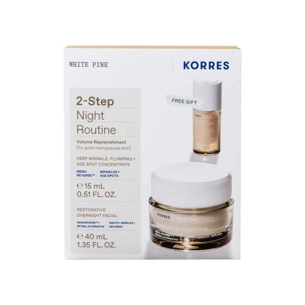 Korres Λευκή Πεύκη Κρέμα Νύχτας 40ml & ΔΩΡΟ Ορός Προσώπου 15ml