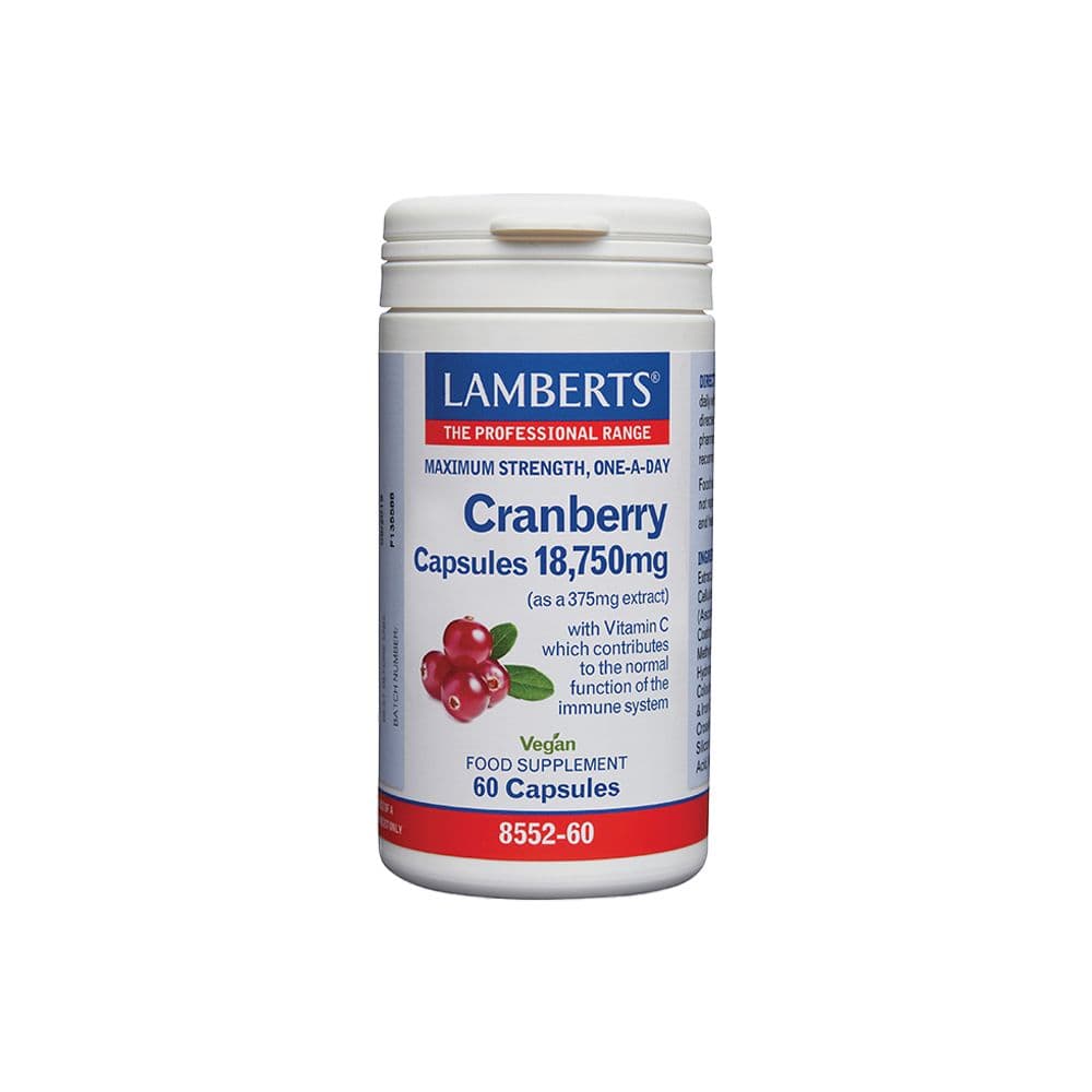 Lamberts Cranberry 18750mg 60 Κάψουλες