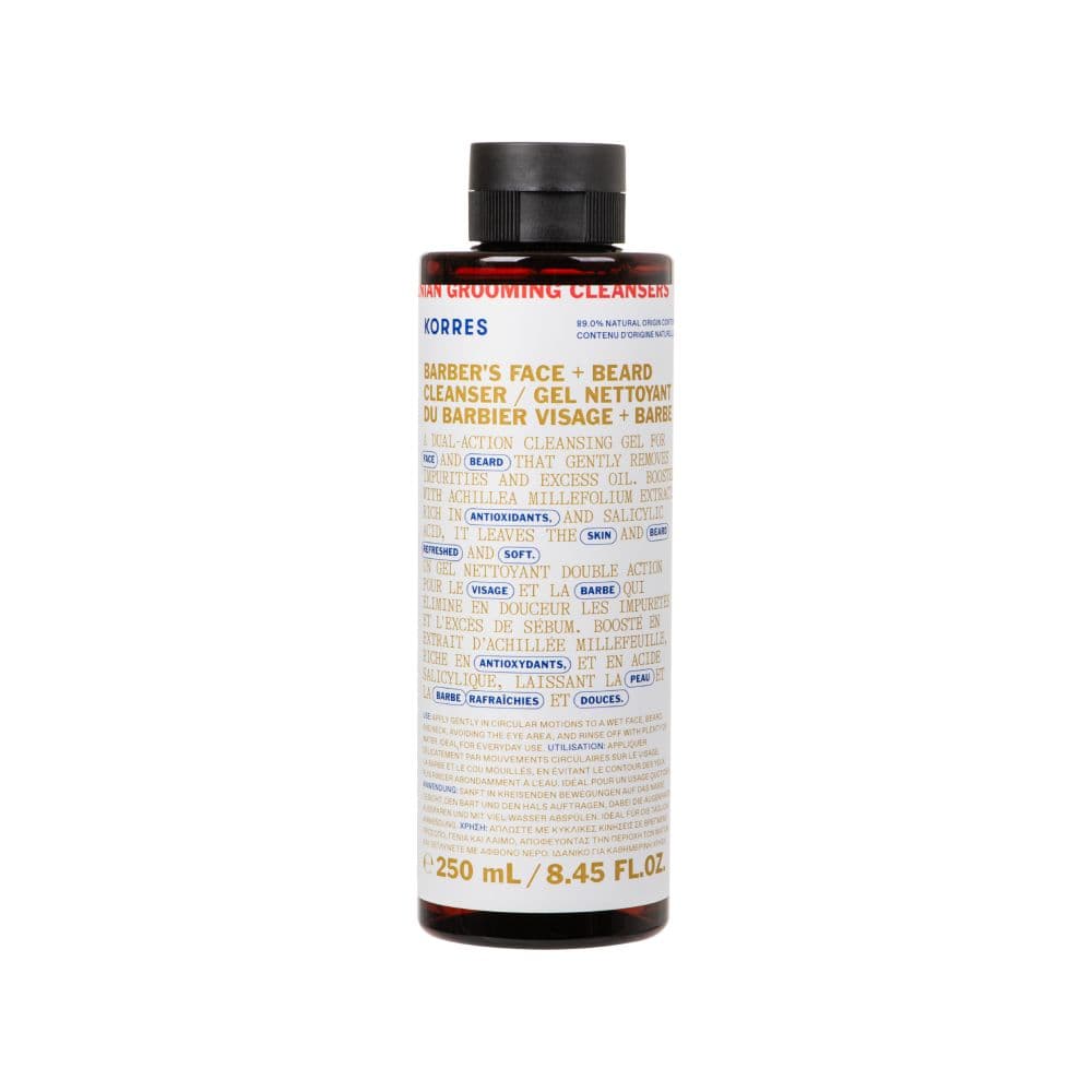Korres Athenian Grooming Δροσιστικό Gel Καθαρισμού Πρόσωπο-Γένια 250ml