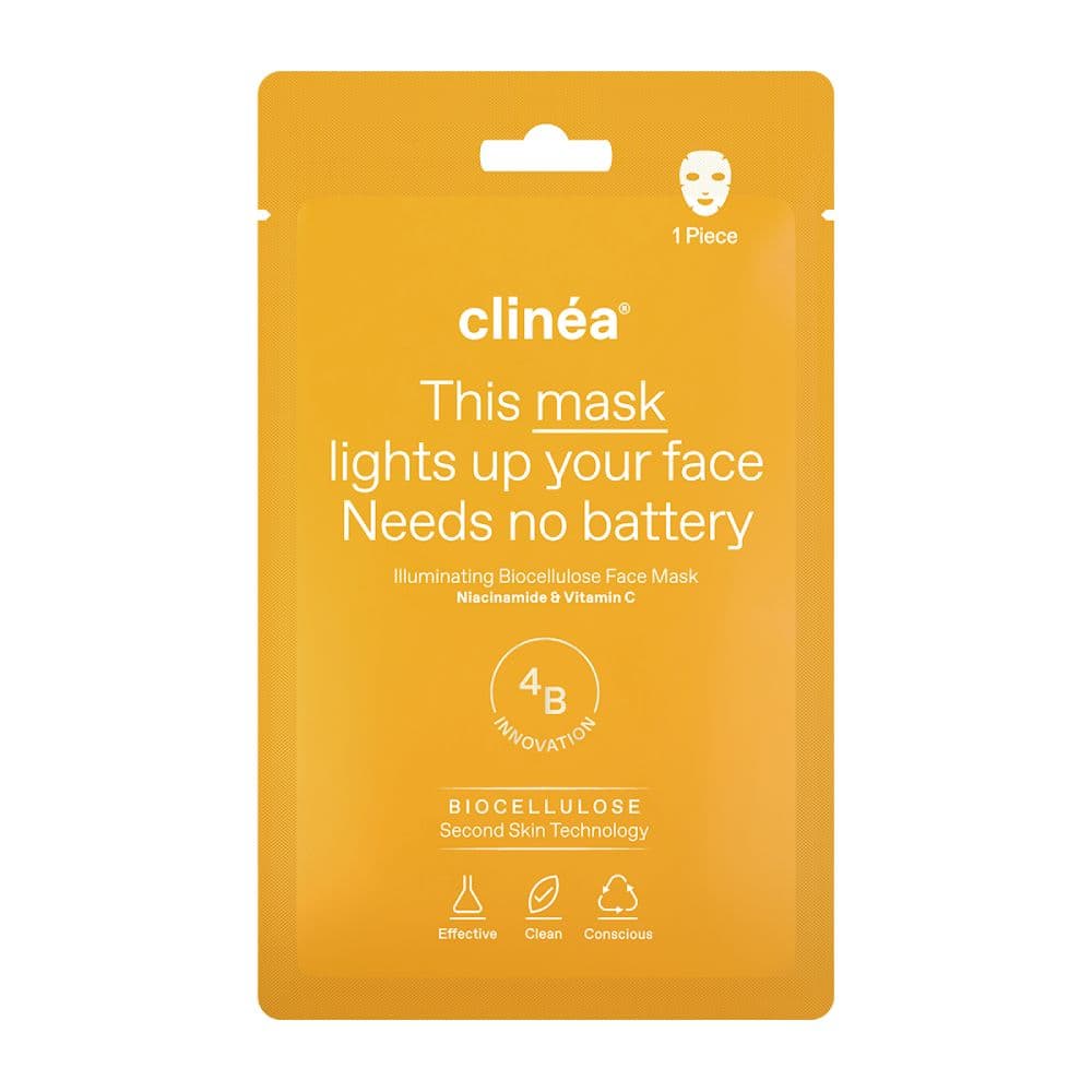 Clinea Illuminating Biocellulose Face Mask 1 Τεμάχιο