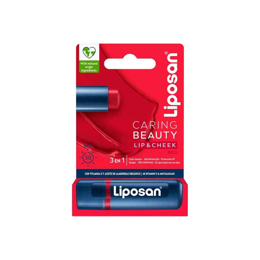 Liposan Caring Beauty Lip Cheek Red 4.8g