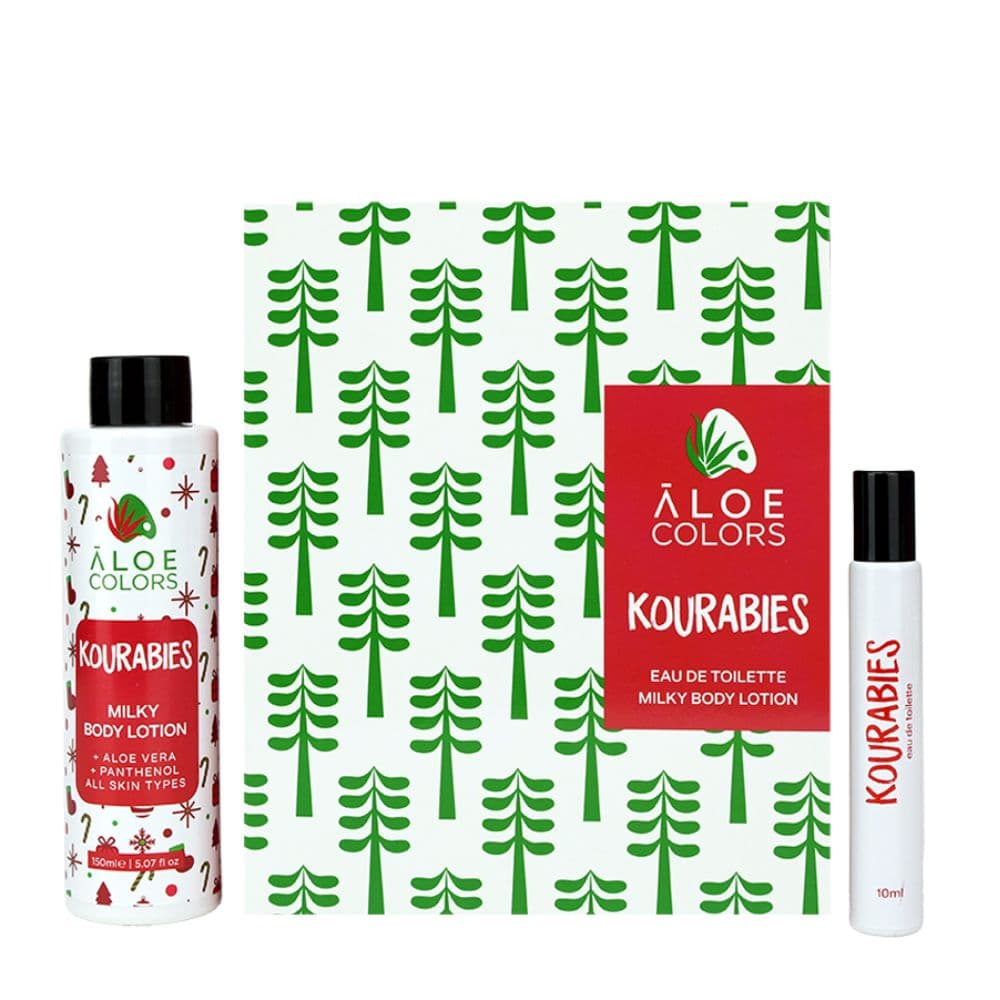 Aloe Colors Kourabies Eau De Toilete 10ml & Body Lotion 150ml
